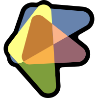 Fediverse sticker for dark surfaces