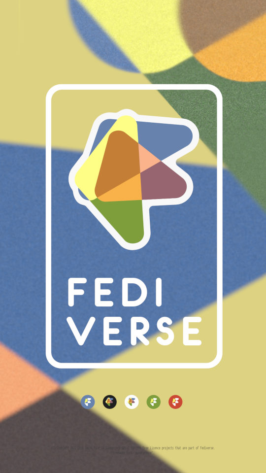 Fediverse icon display showing the version of the icon for more websites with a more muted color palette